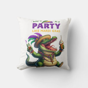 Cojín Decorativo Feliz Mardi Gras
