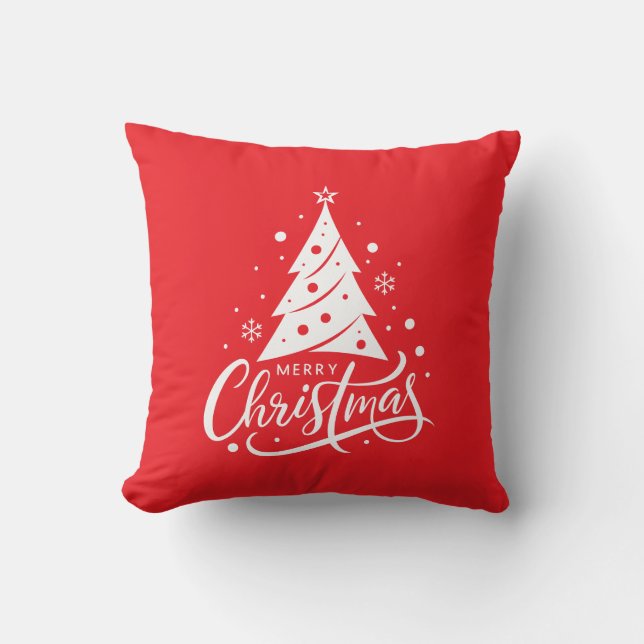 Cojín Decorativo Feliz Navidad  (Anverso)