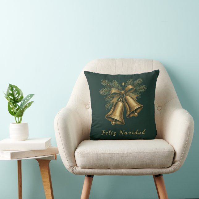 Cojín Decorativo Feliz Navidad (Silla)