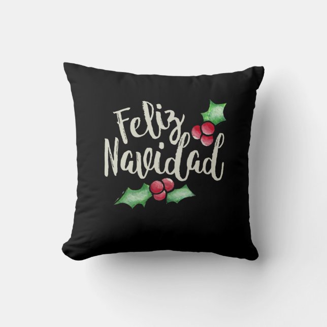 Cojín Decorativo Feliz Navidad (Anverso)