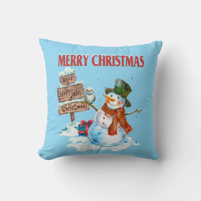 Cojín Decorativo Feliz Navidad (Anverso)