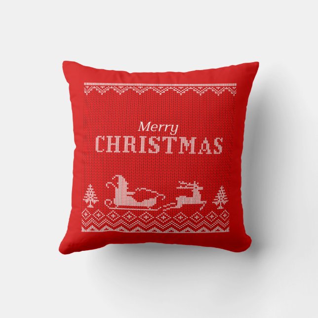 Cojín Decorativo Feliz Navidad (Reverso)