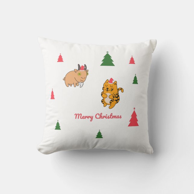 Cojín Decorativo Feliz Navidad (Anverso)