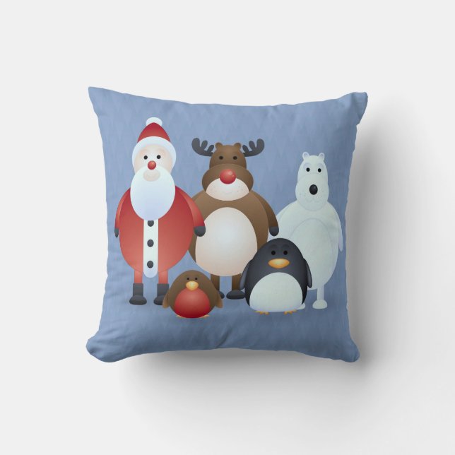 Cojín Decorativo Feliz Navidad (Anverso)