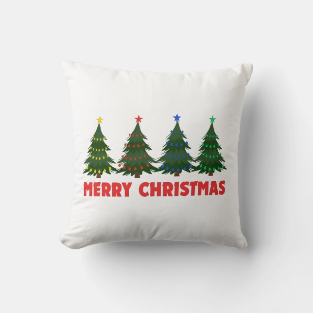 Cojín Decorativo Feliz Navidad (Anverso)