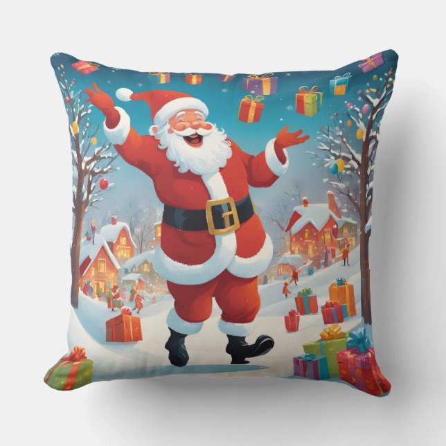 Cojín Decorativo Feliz Navidad (Anverso)