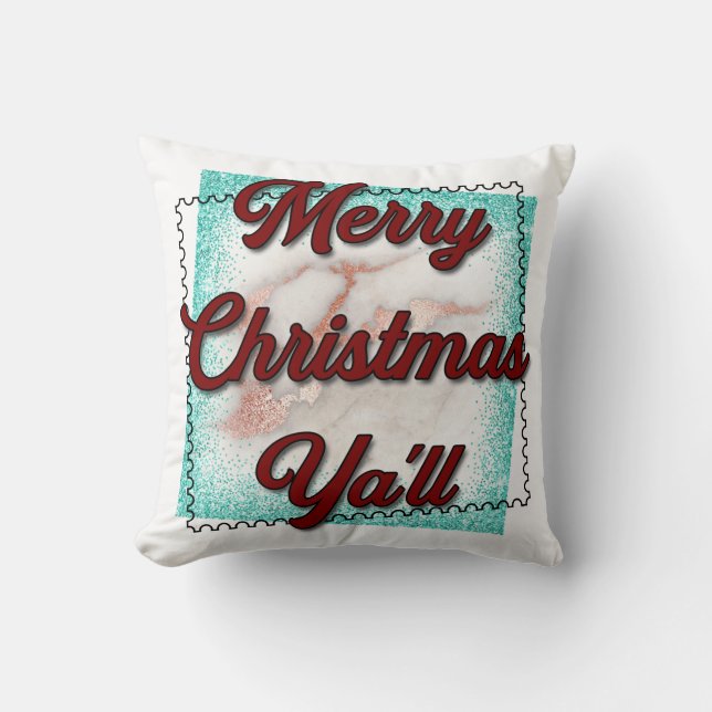 Cojín Decorativo Feliz Navidad (Anverso)