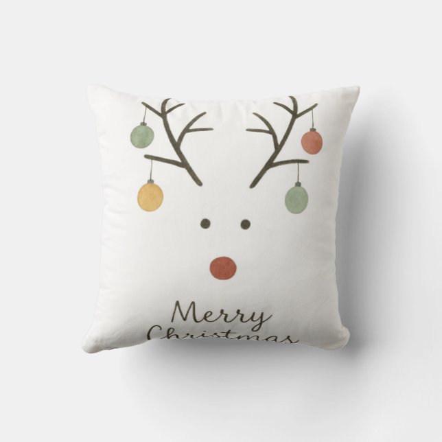 Cojín Decorativo Feliz Navidad (Reverso)