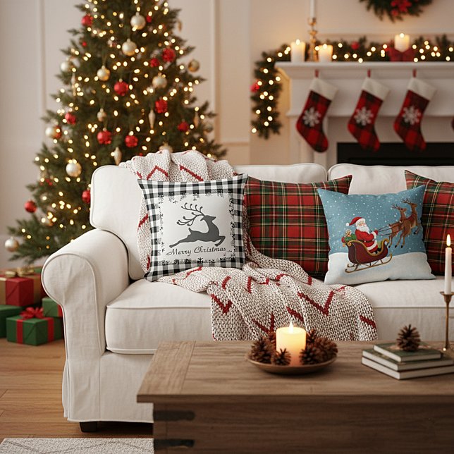 Cojín Decorativo Feliz Navidad (Subido por el creador)