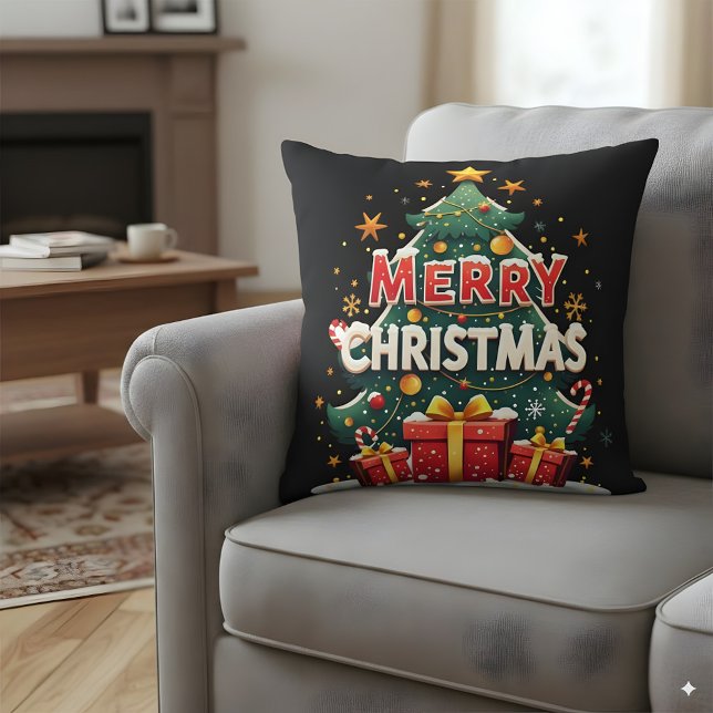Cojín Decorativo Feliz Navidad (Subido por el creador)