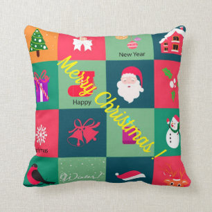 Cojín Decorativo Feliz Navidad