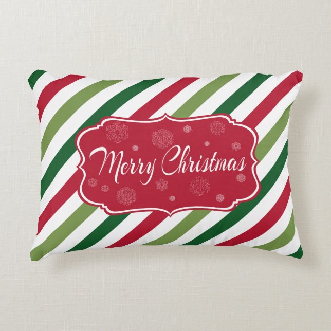 Cojín Decorativo Feliz Navidad (Anverso)