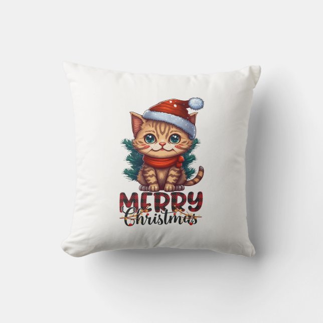 Cojín Decorativo Feliz Navidad (Anverso)