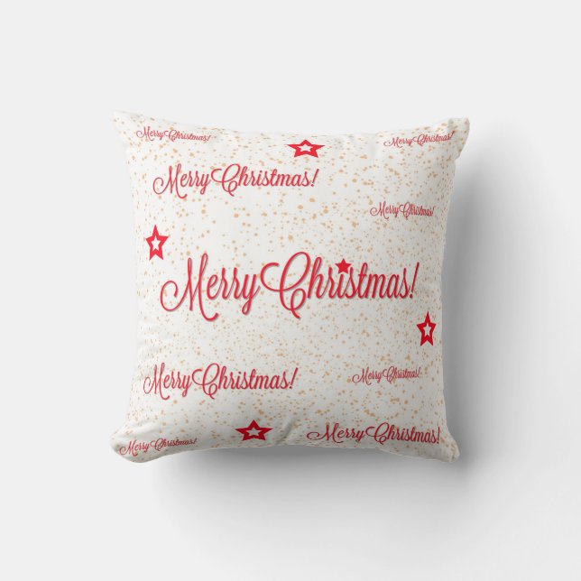 Cojín Decorativo ¡Feliz Navidad! (Anverso)
