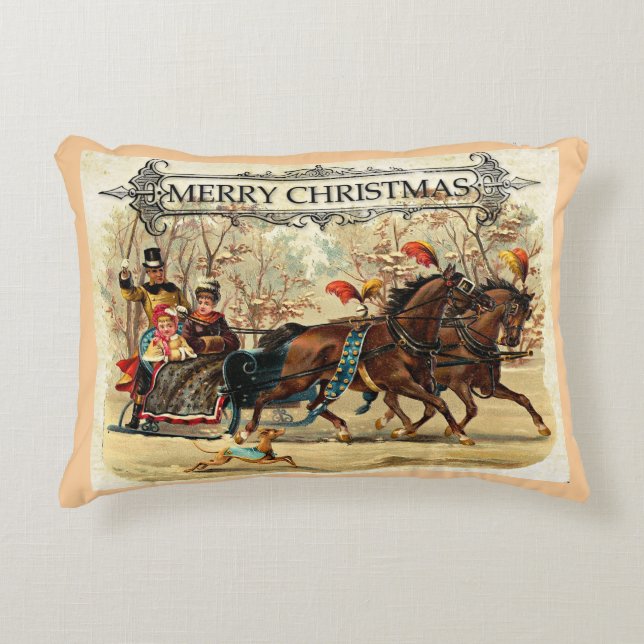 Cojín Decorativo Feliz Navidad (Anverso)