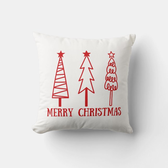 Cojín Decorativo Feliz Navidad (Anverso)