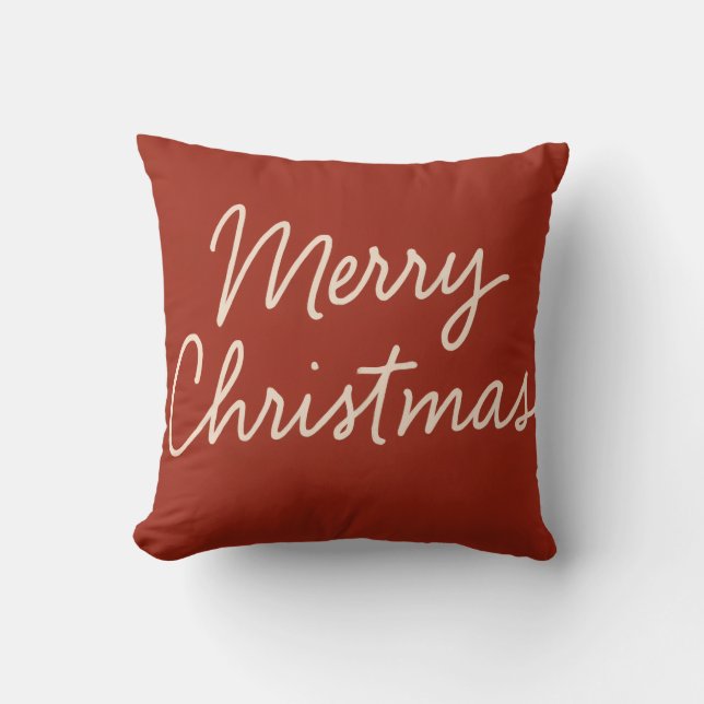 Cojín Decorativo Feliz Navidad (Anverso)