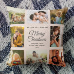 Cojín Decorativo Feliz Navidad Abuela Rubor Collage de fotos rosa<br><div class="desc">Feliz Navidad - Te amamos, abuela. Aquí hay una moderna y moderna almohada de collage de fotos en Instagram, perfecta para tus fotos familiares favoritas con un dulce mensaje de personalizado para tu madre, abuela o cualquier otro miembro o amigo de la familia amante - personaliza con tu nombre personalizado....</div>
