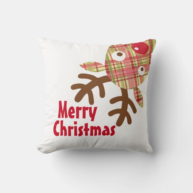 Cojín Decorativo Feliz Navidad, canalla caprichosa (Anverso)