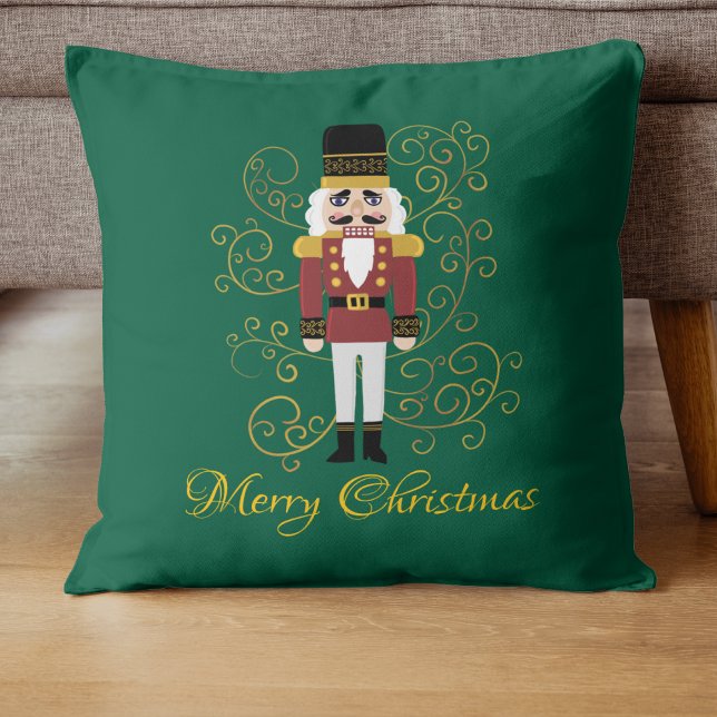 Cojín Decorativo Feliz Navidad Clásico Festivo de Pillow para el Nu (Subido por el creador)