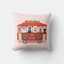 Cojín Decorativo Feliz Navidad en Trolly