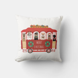 Cojín Decorativo Feliz Navidad en Trolly