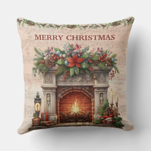 Cojín Decorativo Feliz Navidad Encanto Parisino