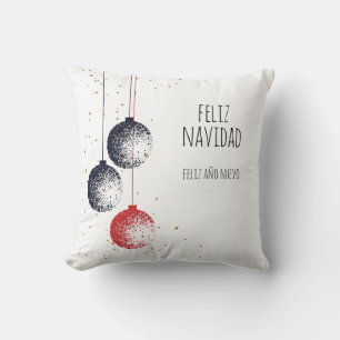 Cojín Decorativo Feliz Navidad, feliz año nuevo