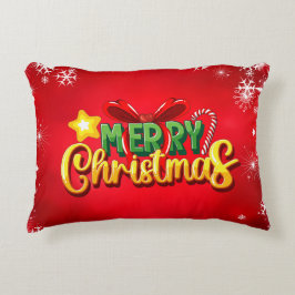 Cojín Decorativo Feliz Navidad Feliz Navidad Navidad Diversión Verd