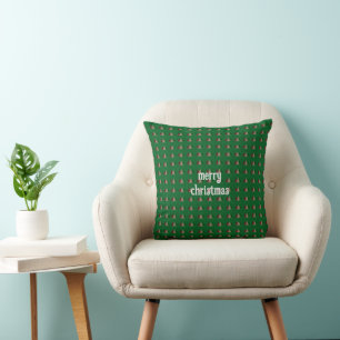 Cojín Decorativo Feliz Navidad Moderna y Elegante