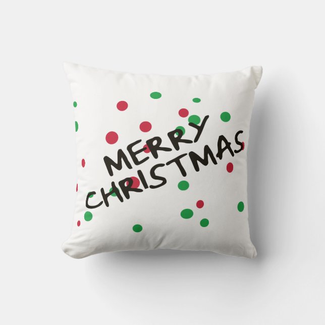 Cojín Decorativo Feliz Navidad Navidades decorativos Pillow (Anverso)