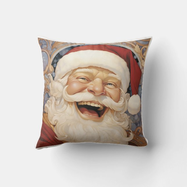 Cojín Decorativo 🎅 🎄 Feliz Navidad Papá Noel 🎄 Pillow 🎅 (Reverso )