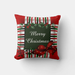 Cojín Decorativo Feliz Navidad personalizada