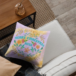 COJÍN DECORATIVO FELIZ NAVIDAD PERSONALIZADA 20XX