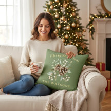 Feliz Navidad Personalizado Botánico Verde Salvia