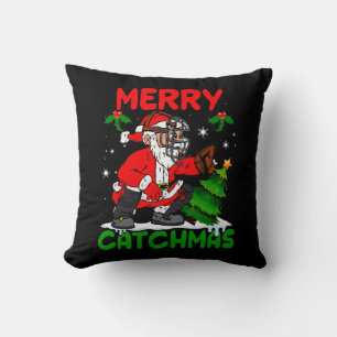 Cojín Decorativo Feliz Navidad Santa Claus Catcher de Béisbol Navid