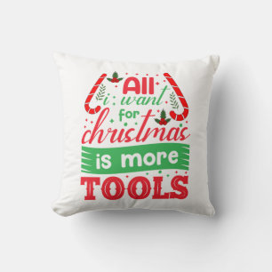 Cojín Decorativo Feliz Navidad Todo Lo Que Quiero De Los Navidades