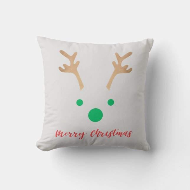 Cojín Decorativo Feliz Navidad una temporada de alegría (Anverso)