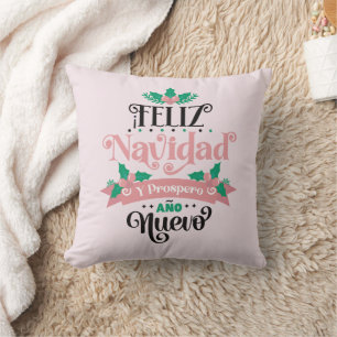 Cojín Decorativo Feliz navidad y nuevos navidades