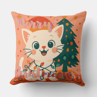 Cojín Decorativo Feliz Navidadgatitos! Gato