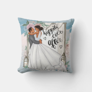 Cojín Decorativo Feliz Nunca Después De Hacerlo Boda Keepsake Pillo