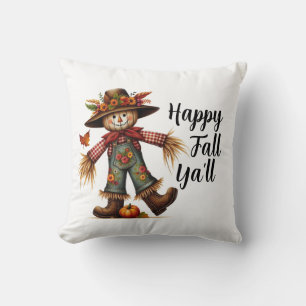 Cojín Decorativo Feliz otoño, cortarás el miedo