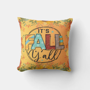 Cojín Decorativo Feliz otoño cosecha la cosecha del otoño El amor d