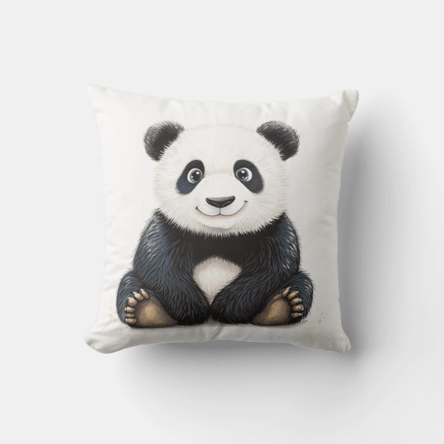 Cojín Decorativo Feliz Panda Cushion (Anverso)