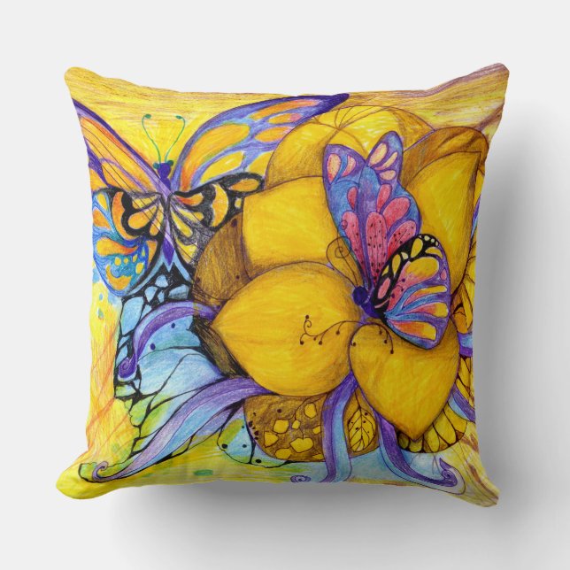 Cojín decorativo "Feliz pareja" (Anverso)