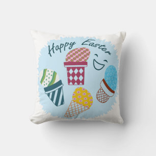 Cojín Decorativo Feliz Pascua