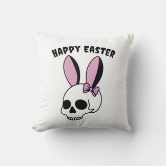Cojín Decorativo Feliz Pascua Conejo Gótico