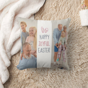 Cojín decorativo Feliz Pascua Personalizado