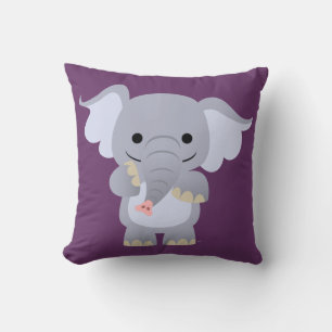 Cojín Decorativo Feliz Personalizado Elephant Pillow