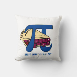 Cojín Decorativo FELIZ PI DAY Divertido dulce cerezo